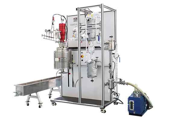 5L熔融聚合反應釜合成裝置右視照片